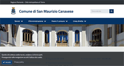 Desktop Screenshot of comune.sanmauriziocanavese.to.it